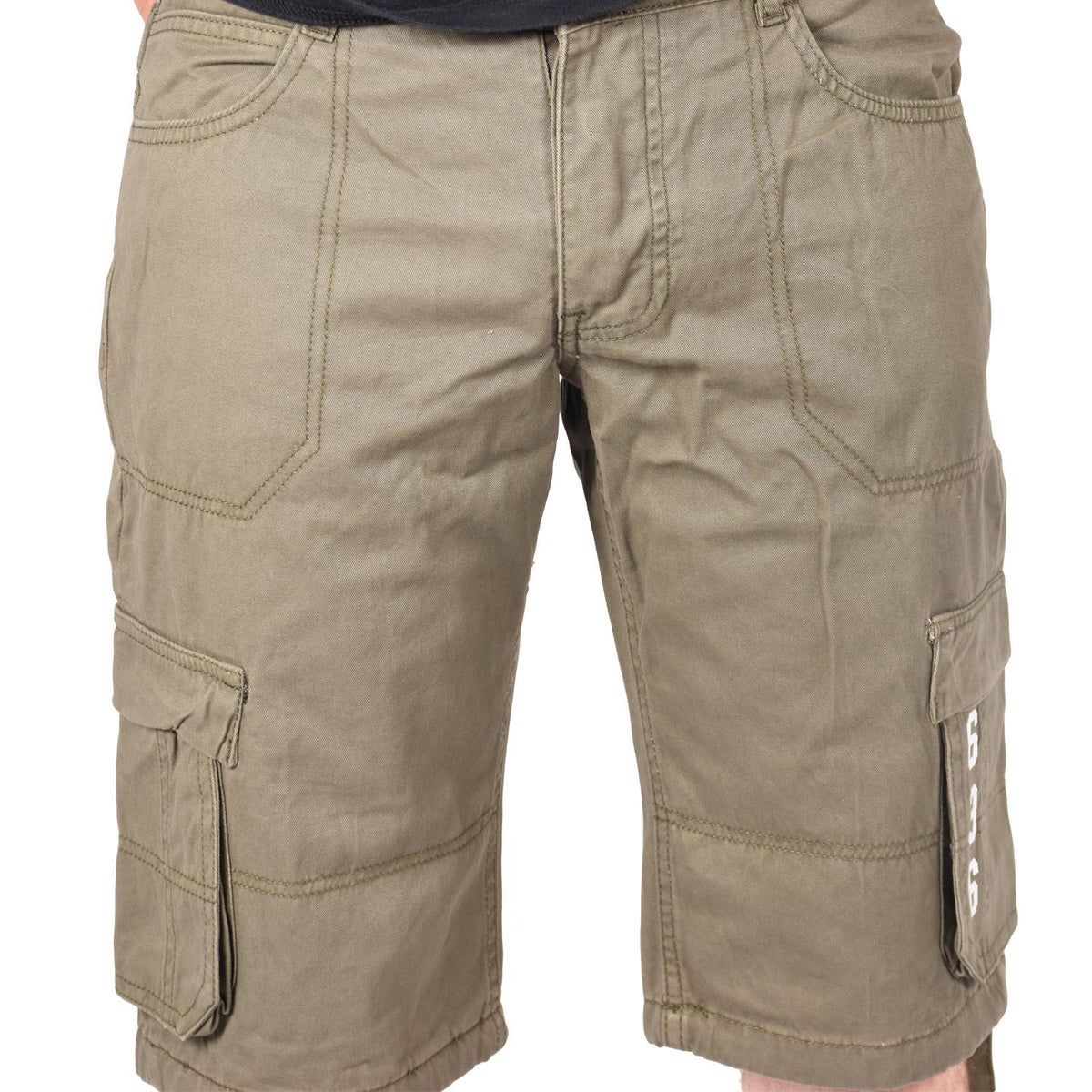 Mens Knee Length Cargo Shorts 5poundstuff