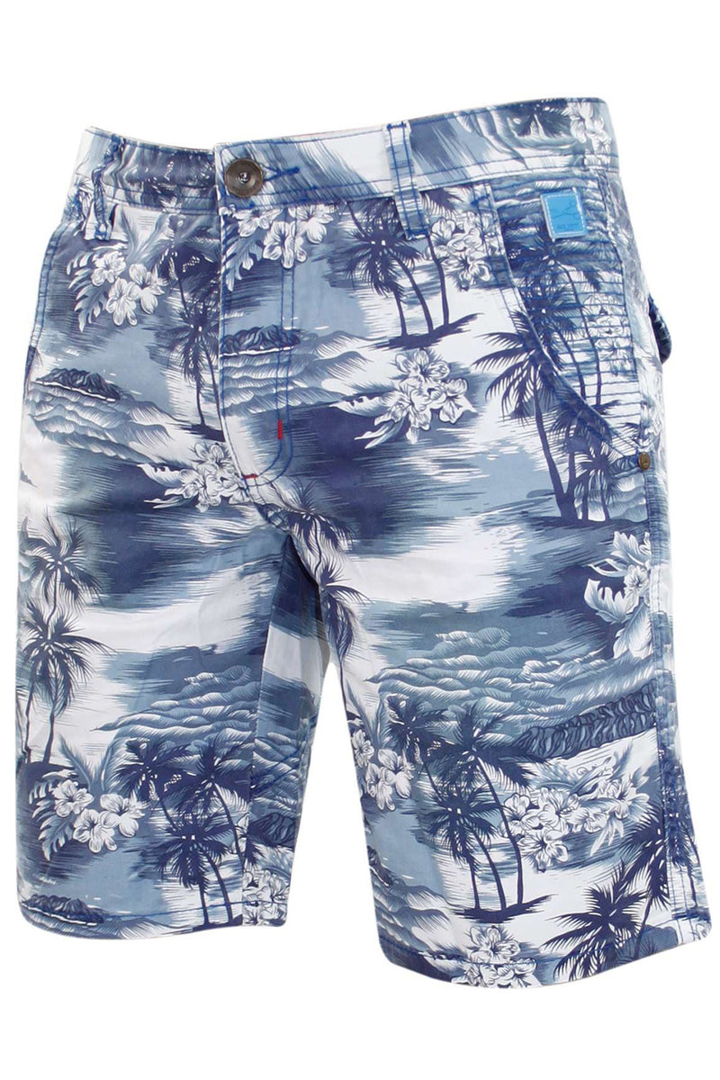 Mens Hawaiian Cotton Printed Shorts - UK 34 – 5poundstuff