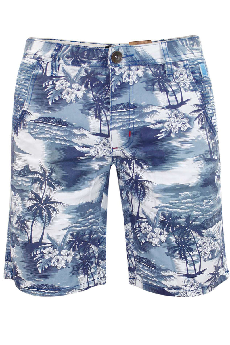 Mens Hawaiian Cotton Printed Shorts - UK 34 – 5poundstuff